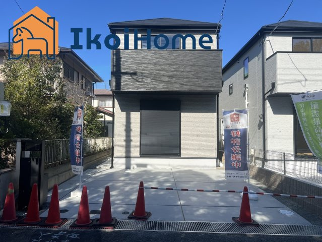 神戸市西区糀台1丁目　新築一戸建　１号棟の外観|駐車場並列2台可能。陽当りと通風良好で。閑静な住宅街。周辺施設充実。前道6ｍなので広いです。