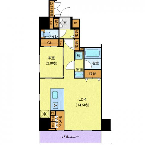 The LOG日本橋の間取り