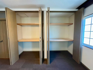 【収納】 | 安佐南区毘沙門台二丁目　戸建 | 2階　14.9帖洋室　収納　奥行きがありたっぷり収納できます