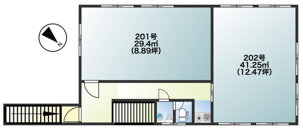神港ビルの間取り
