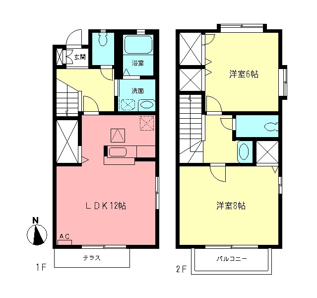 アムール弥生の間取り