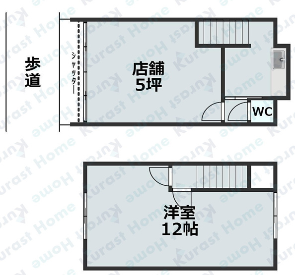 【間取り】 | 白柏店舗北2