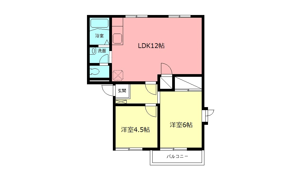パストラルAの間取り