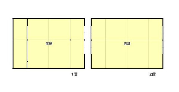 常滑市北条３丁目貸店舗の間取り
