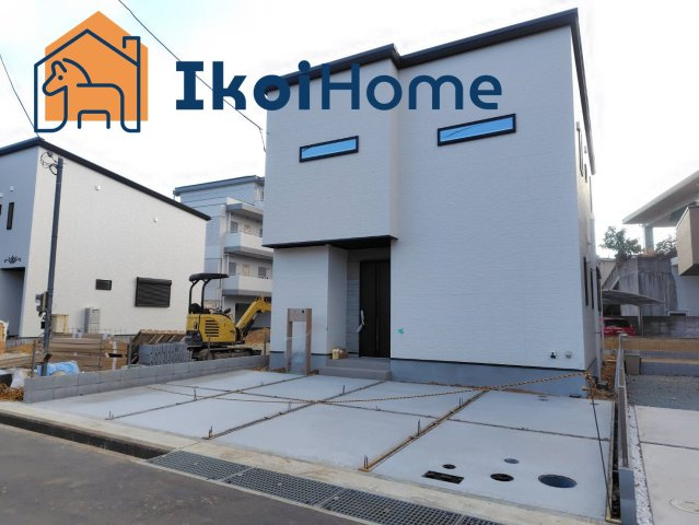 神戸市西区伊川谷町有瀬　5号棟　新築一戸建の駐車場|2台駐車可能です。大蔵谷icまで車で5分と便利です！公園も目の前にあり、子育て中の方にも嬉しい！