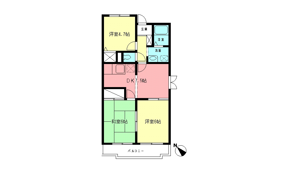 アビタシオン原の間取り