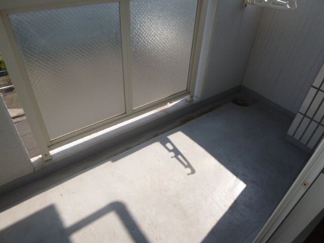 倉敷市川入の賃貸マンションのバルコニー