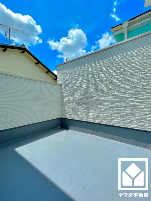 宇治市大久保町旦椋　1期　1号地のバルコニー