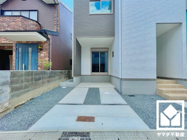 宇治市大久保町旦椋　1期　1号地の駐車場