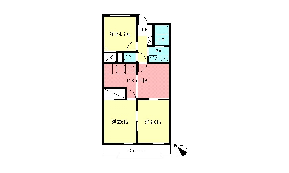 アビタシオン原の間取り