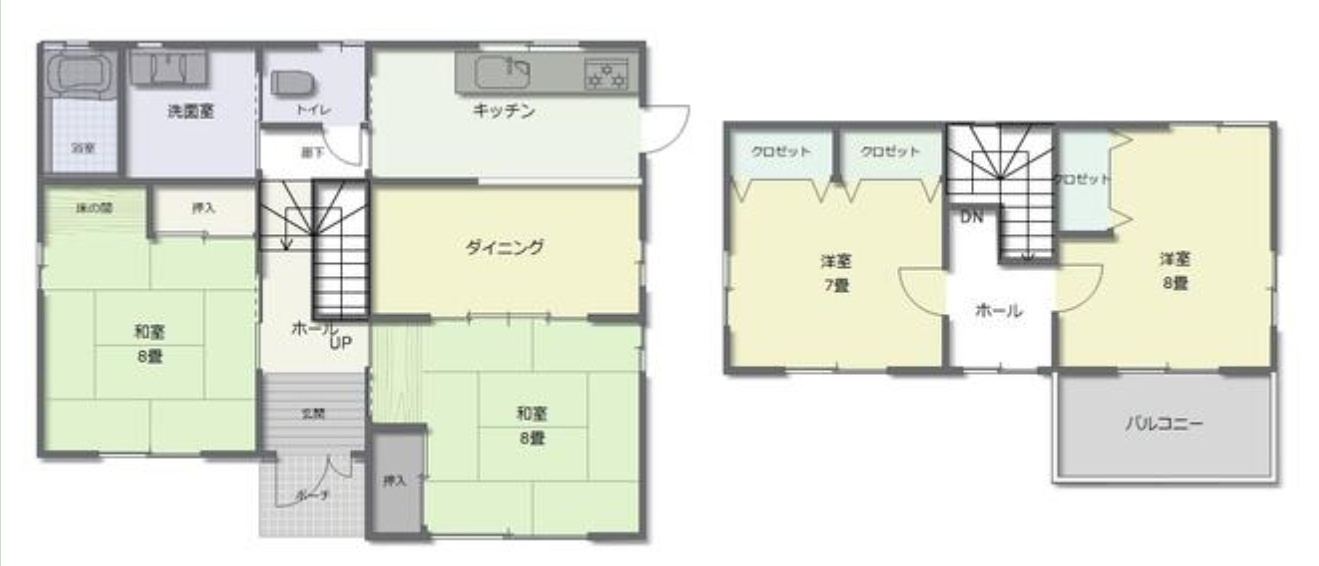 【中古戸建】太田市新田木崎町の間取り|■間取り