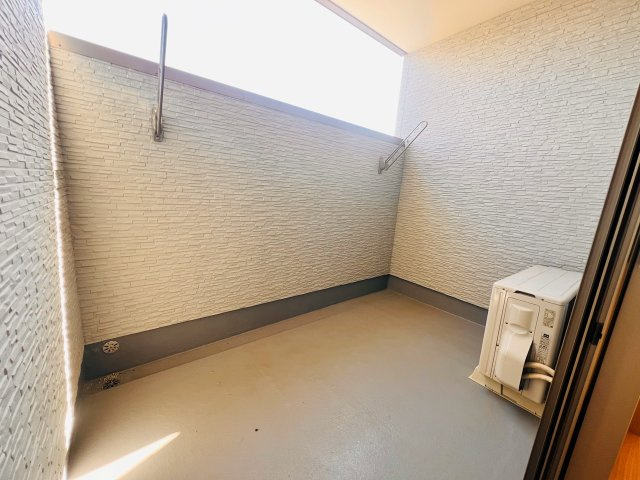 リッツ広川のバルコニー|広いバルコニーです。