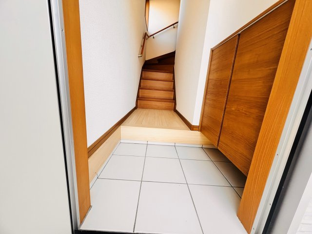 リッツ広川の玄関|清潔感のある玄関です。