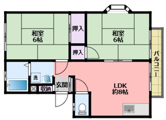 【間取り】 | ハイツペルル