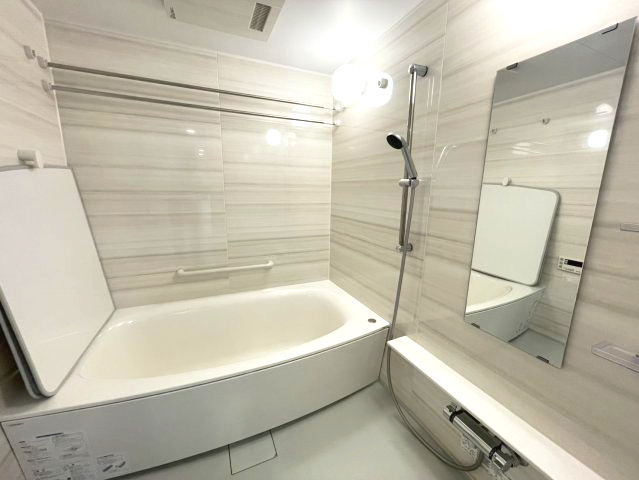 アンビシャス南柏の浴室|浴室が１６２０サイズのため、お子様ともゆっくり入れます。