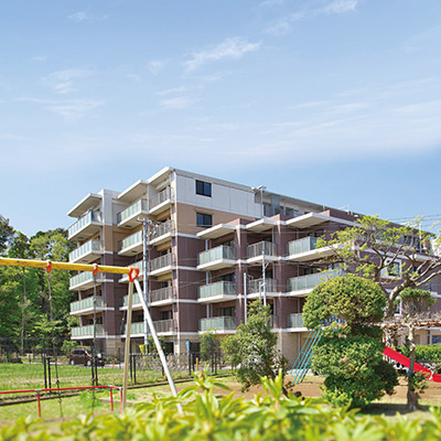 アンビシャス南柏の外観|公園隣接です！