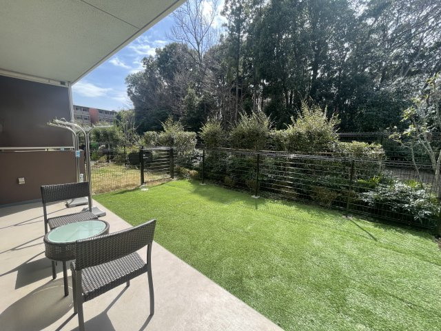 アンビシャス南柏の庭|お庭で休日をゆっくり過ごされるのはいかがでしょうか？