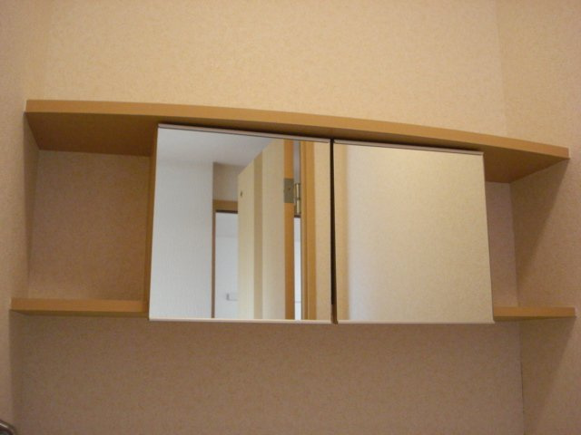 ＳＵＣＣＥＥＤのトイレ|トイレ内収納鏡付