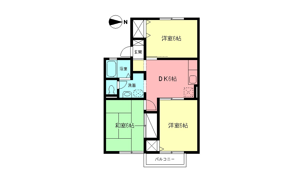 ビューバレーKⅢの間取り