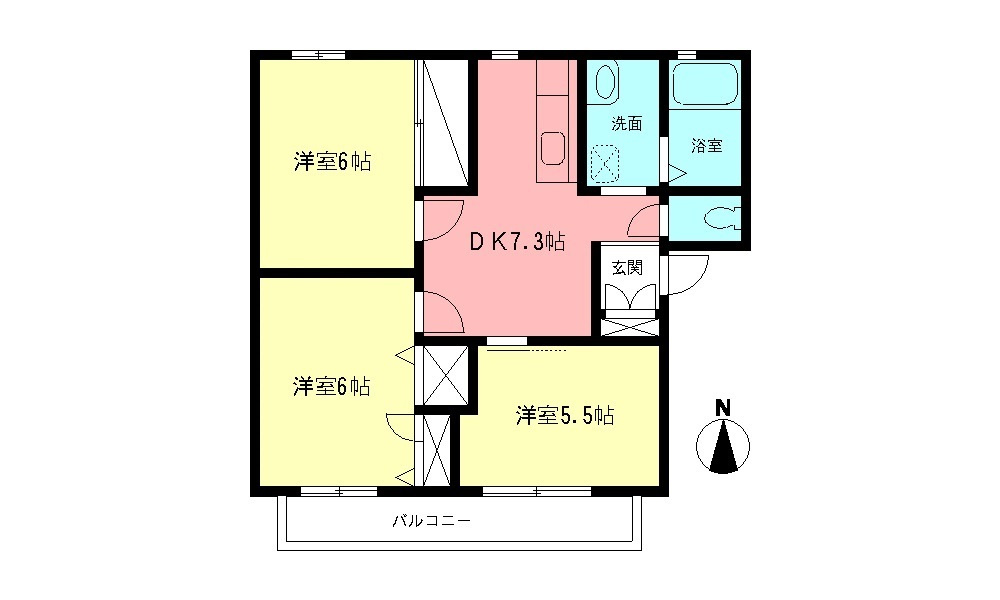 ビューバレーの間取り