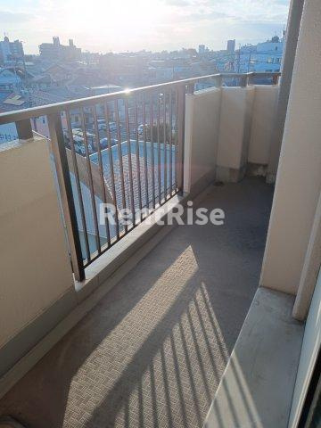 キャッスルシティ城崎IIのバルコニー