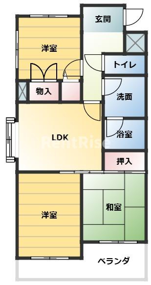 キャッスルシティ城崎IIの間取り