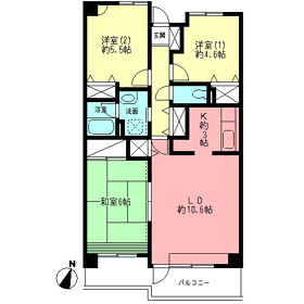 プリマヴェーラ日吉の間取り