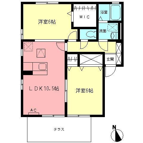 ロイヤルコートＢの間取り