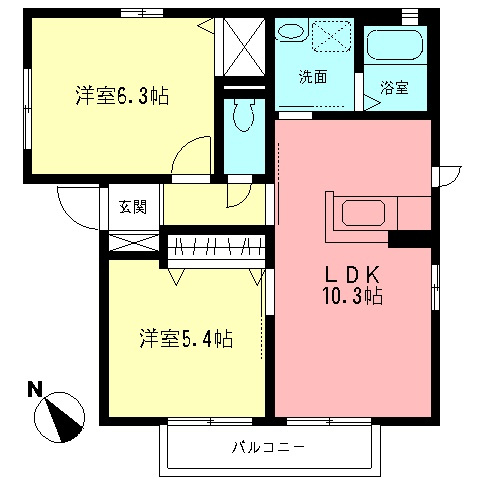 フレーズ・メゾンⅠの間取り