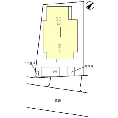 【区画図】 | アムールメゾンⅡ