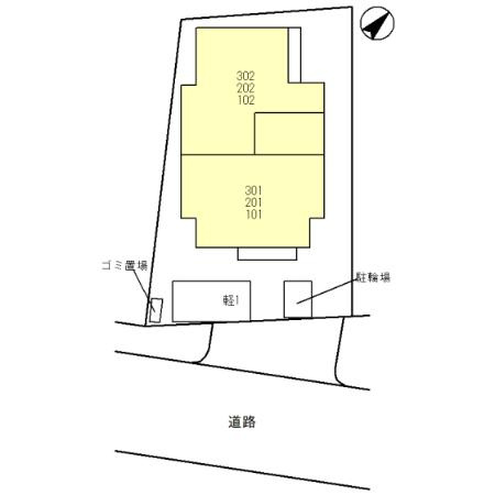 【区画図】 | アムールメゾンⅡ