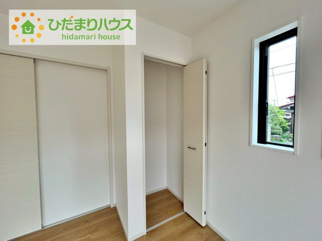 日立市東金沢町8期　新築戸建の収納|各居室にはしっかりと収納を完備！