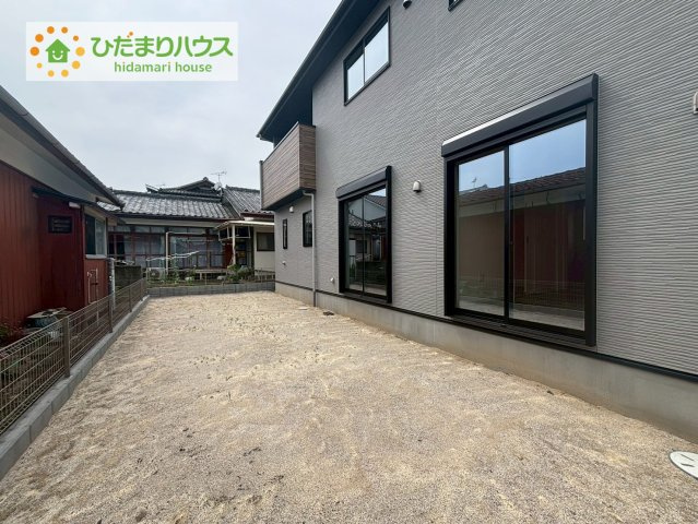 日立市東金沢町8期　新築戸建の駐車場|お庭付物件になります！お庭遊びや、プールなどお子様も大喜び(^^)