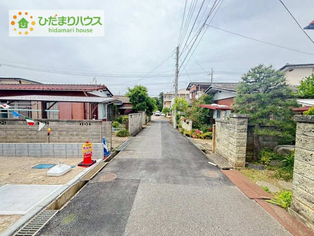 日立市東金沢町8期　新築戸建の前面道路含む現地写真|閑静な住宅地で叶える静かな暮らし(^^)/
