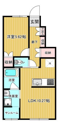 ブルジェオンBの間取り