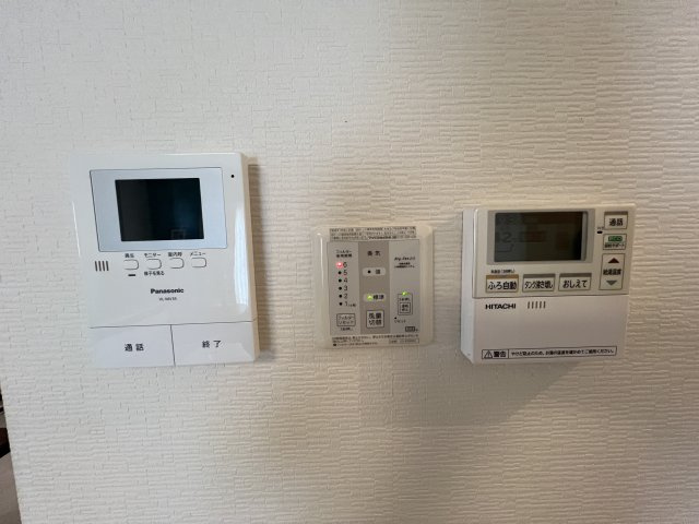 津山市西吉田　平屋中古住宅２LDKの防犯設備|テレビモニター付インターホン