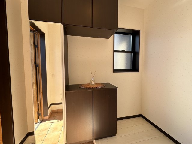 津山市西吉田　平屋中古住宅２LDKの玄関