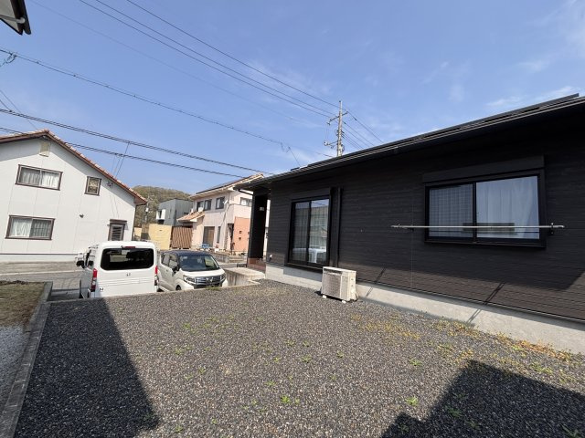 津山市西吉田　平屋中古住宅２LDKの庭