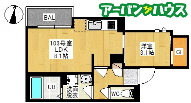 GRANDTIC 平井の間取り