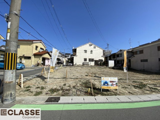 【前面道路含む現地写真】 | 宇治市五ケ庄芝ノ東　3区画2号地　売土地　建築条件付き