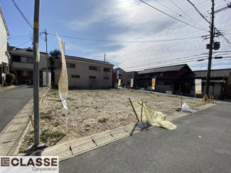 【前面道路含む現地写真】 | 宇治市五ケ庄芝ノ東　3区画2号地　売土地　建築条件付き
