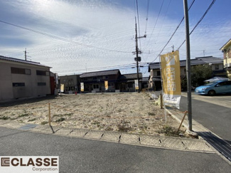 【前面道路含む現地写真】 | 宇治市五ケ庄芝ノ東　3区画2号地　売土地　建築条件付き