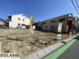 【前面道路含む現地写真】 | 宇治市五ケ庄芝ノ東　3区画3号地　売土地　建築条件付き