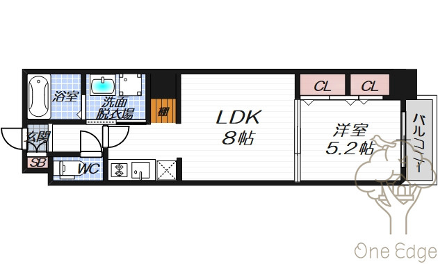 CIFI大阪天満の間取り