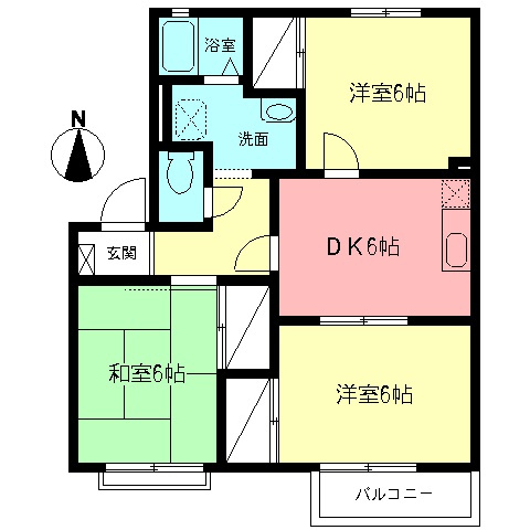 マルベリーAの間取り