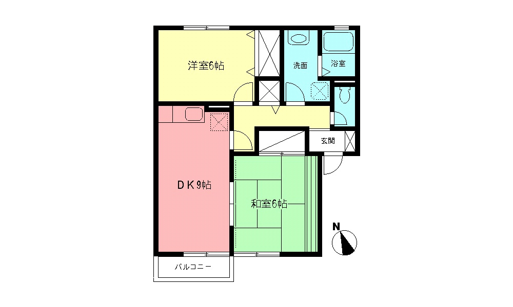コーポみなみの間取り