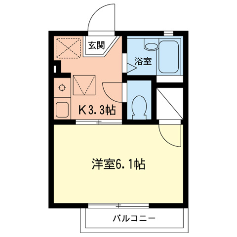 クレール梨木の間取り