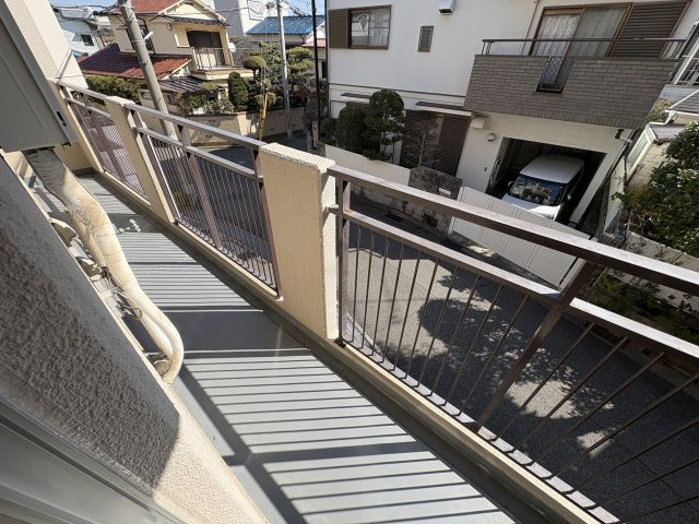 パルレ瑞ヶ丘のバルコニー