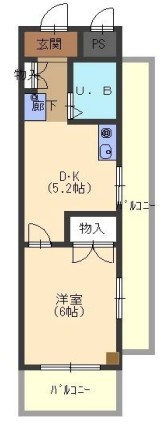 パルレ瑞ヶ丘の間取り
