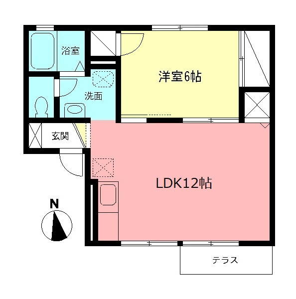 クレールの間取り